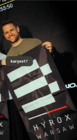 Coach Philipp Karges beim HYROX-Event